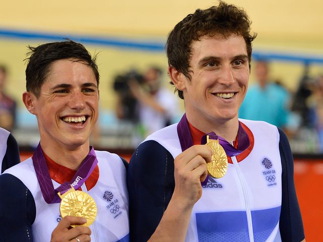 Kennaugh and Thomas all smiles on the podium