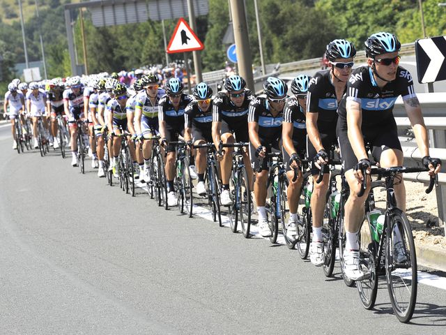 Team Sky: On the front