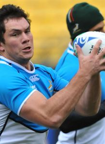 Francois Louw training with Boks at RWC 2011
