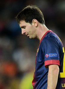 Messi Upset