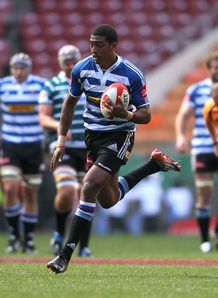 Marcel Brache on a run for Western Province Marcel Brache on a run for Western Province
