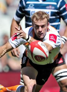 Sarel Pretorius passing for Free State Cheetahs Sarel Pretorius passing for Free State Cheetahs
