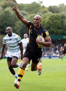 Tom Varndell Wasps London Irish try 2012