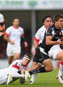 exeter v saracens Ignacio Mieres Chris Ashton exeter v saracens Ignacio Mieres Chris Ashton