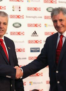 Warren Gatland Andy Irvine British and Irish Lions announcement Warren Gatland Andy Irvine British and Irish Lions announcement