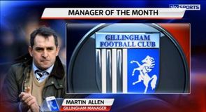 Allen named League 2 Manager of the Month