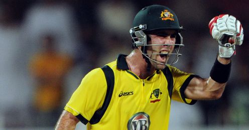Glenn Maxwell Pakistan v Australia 3rd ODI 2012