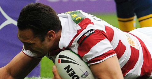 George Carmont Wigan Warriors September 2012 George Carmont Wigan Warriors September 2012