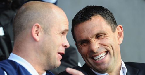 Strength in adversity: Charlie and Gus Poyet have forged a strong working relationship