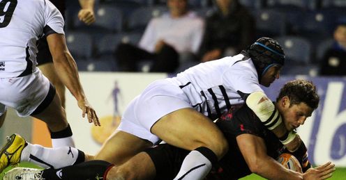 Edinburgh s Ross Ford scores a try v Zebre Edinburgh s Ross Ford scores a try v Zebre
