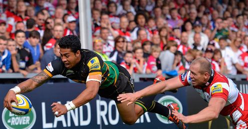 George Pisi Gloucester v Northampton Premiership George Pisi Gloucester v Northampton Premiership