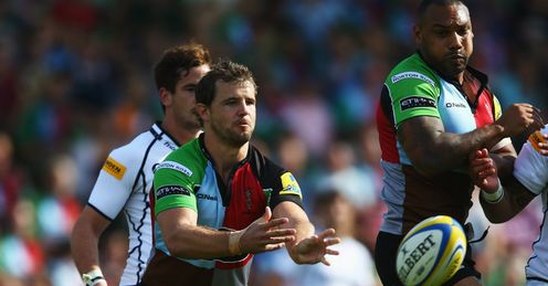 Nick Evans Harlequins v Sale Premiership Nick Evans Harlequins v Sale Premiership