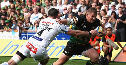 Hartley: hardly a step wrong against Exeter