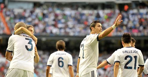 Intensity: Mourinho wants more from Madrid - reportedly so does Ronaldo