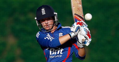 Cutting loose: Taylor goes on the attack against Pakistan at Loughborough