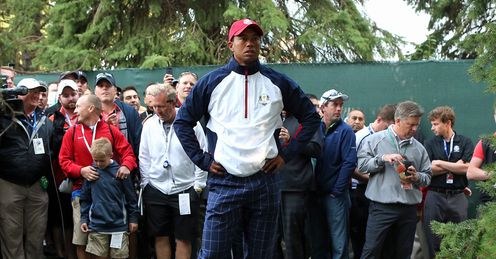 Tiger Woods: Tough day at the office