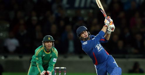 Craig Kieswetter England batting against South Africa in third Twenty20 Edgbaston