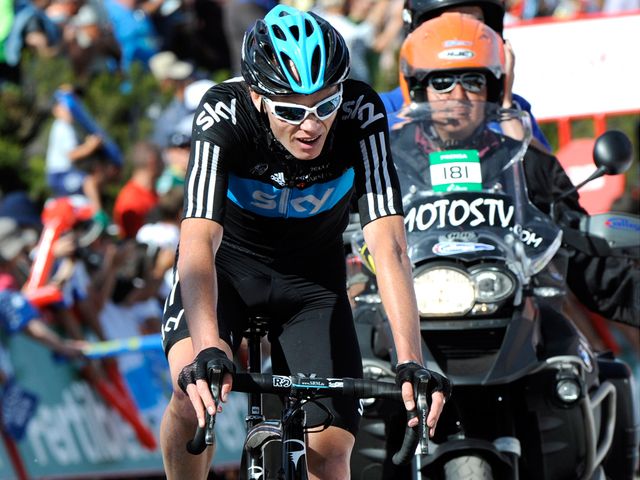 Froome: Battled hard on final climb