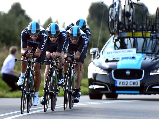 Team Sky: Ninth on the day