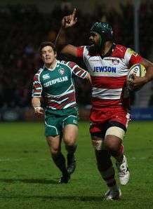 Akapusi Qera scores Gloucester v Leicester