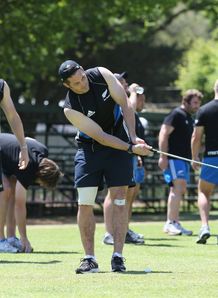 Richie McCaw playing golf