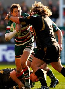 Tigers fly half Toby Flood v Ospreys Tigers fly half Toby Flood v Ospreys