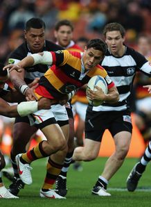 Trent Renata on a run for Waikato Trent Renata on a run for Waikato
