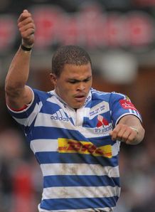 Western Province centre Juan de Jongh during the Currie Cup final Western Province centre Juan de Jongh during the Currie Cup final