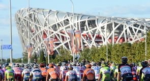 Stage one saw the peloton turning laps around the Olympic Park and the famous Bird's Nest