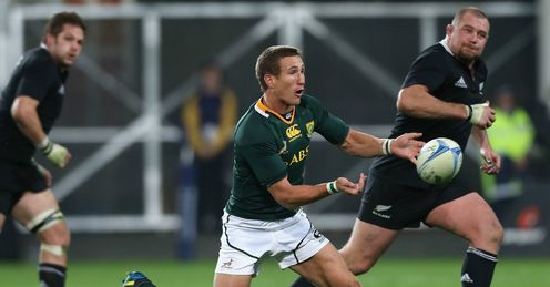 Johan Goosen South Africa v New Zealand Rugby Championship Dunedin Johan Goosen South Africa v New Zealand Rugby Championship Dunedin