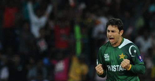 Saeed Ajmal Pakistan v Australia World Twenty20 Super Eight Colombo RPS