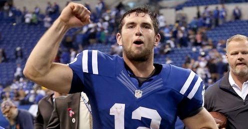 Luck: Is enjoying an impressive rookie season