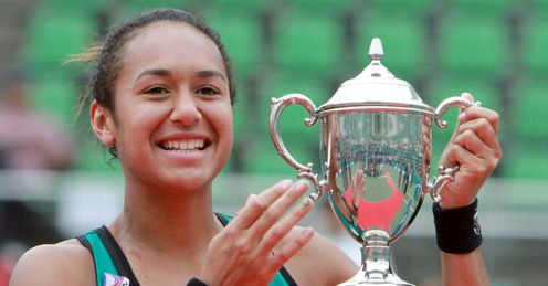 Watson: delighted to win first WTA singles title