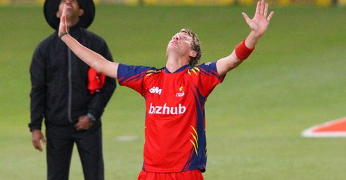 Christopher Morris Highveld Lions v Delhi Daredevils Champions League T20