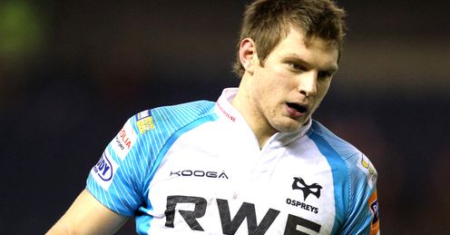 Dan Biggar - Ospreys Pro12 Dan Biggar - Ospreys Pro12
