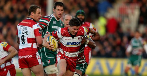 Freddie Burns Gloucester v Leicester Freddie Burns Gloucester v Leicester