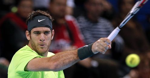 Juan Martin del Potro: saw off Federer to claim his second title in as many weeks
