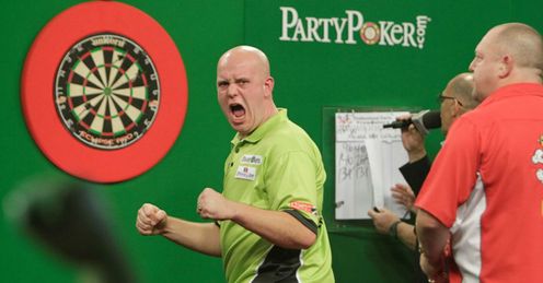 Van Gerwen: triumphed in last year's final