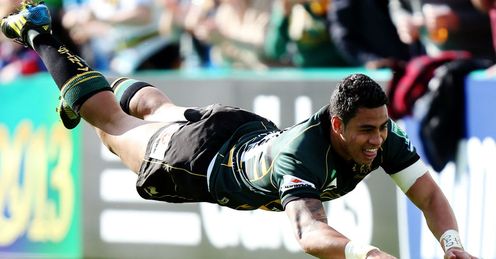 George Pisi Northampton Heineken Cup George Pisi Northampton Heineken Cup
