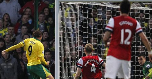 Grant Holt Arsenal Norwich City Premier Leaguie