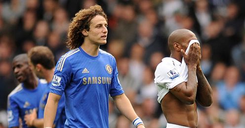 Jermain Defoe David Luis Tottenham Hotspur Chelsea Premier League