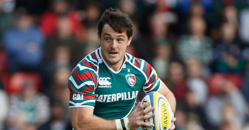 Matt Smith on a run for Leicester Matt Smith on a run for Leicester