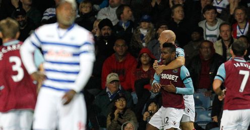 QPR v West Ham Ricardo Vaz Te celeb