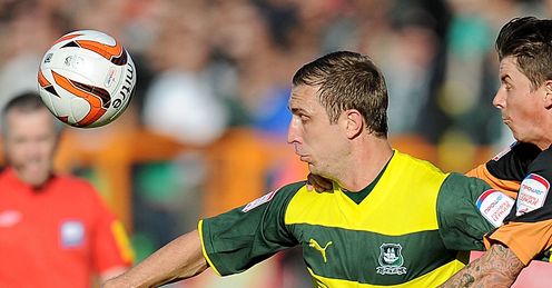 Rhys Griffiths: in the thick of the action against Barnet