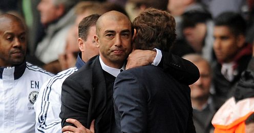 Roberto Di Matteo Andre Villas Boas Tottenham Hotspur Chelsea Premier League PA2