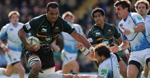 Samu Manoa Northampton Heineken Cup Samu Manoa Northampton Heineken Cup