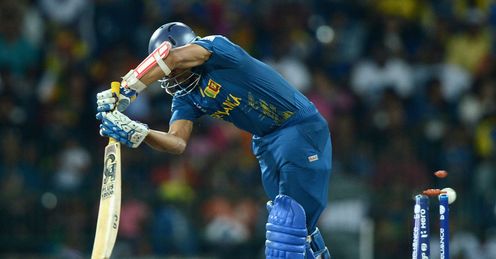 Tillakaratne Dilshan bowled West Indies