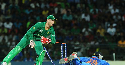AB de Villiers South Africa v India World Twenty20 Super Eight Colombo RPS
