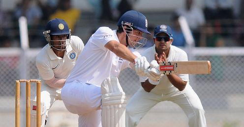 alastair cook england warmup match day two mumbai