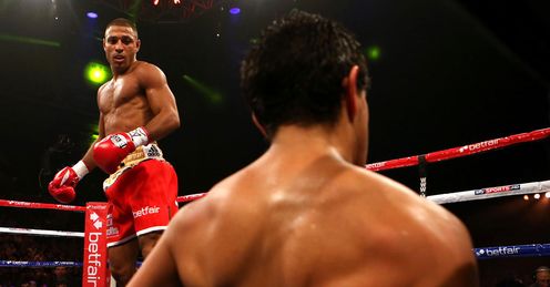 Brook was ruthless in booking a world title shot by stopping Saldivia